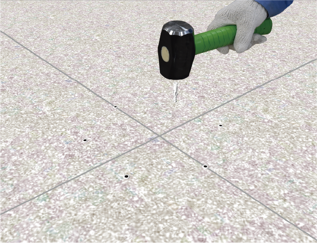 ４. PVアンカープラグ挿入