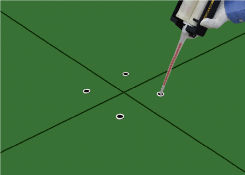 ４. エポキシ樹脂注入