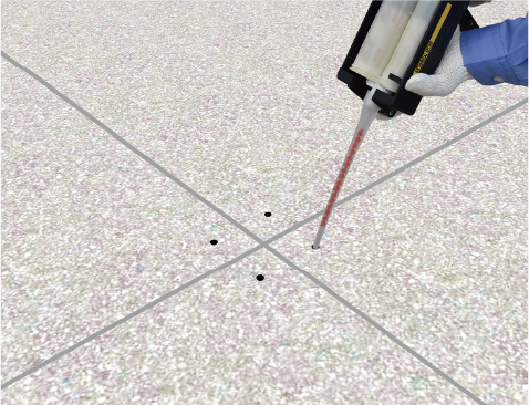 ２. 清掃・エポキシ樹脂注入