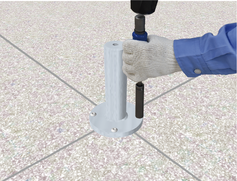 ３. 本体固定（PVアンカーW）