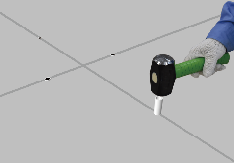 ３. 清掃・ステイスペーサー挿入