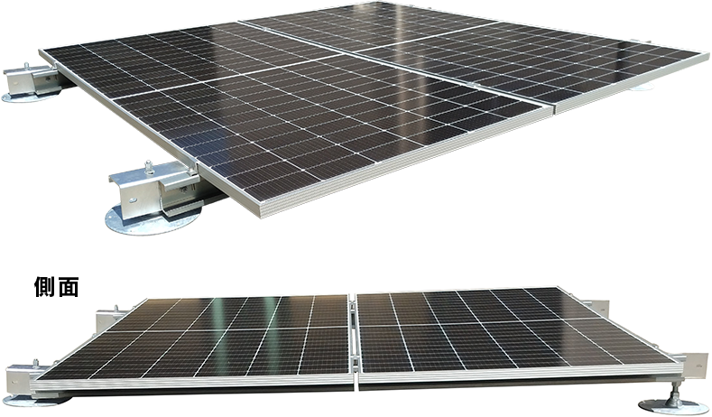 推奨架台② 「2段1列」の例